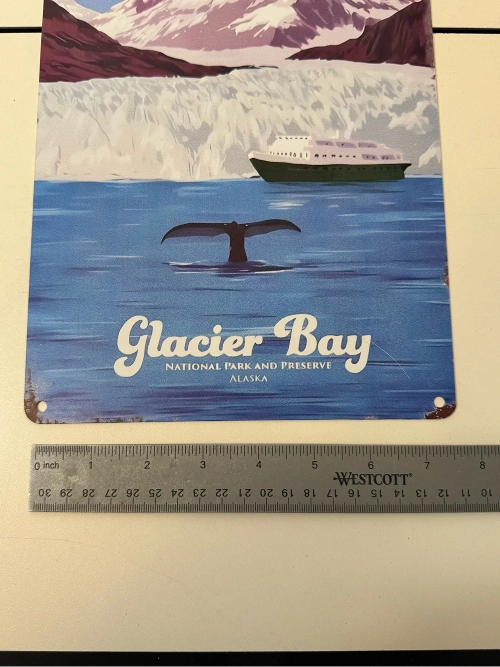 Glacier Bay Wall Art Sign - Scenic